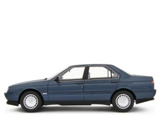 Alfa Romeo 164 2.0 Twin Spark 1987 Blu metallizzato Laudoracing 1:18 Resinemodell (Türen, Motorhaube... nicht zu öffnen!)